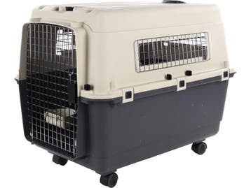 Flamingo Nomad - Reisbench hond L 80×57×65 cm - Transportbox, Verzenden, Nieuw