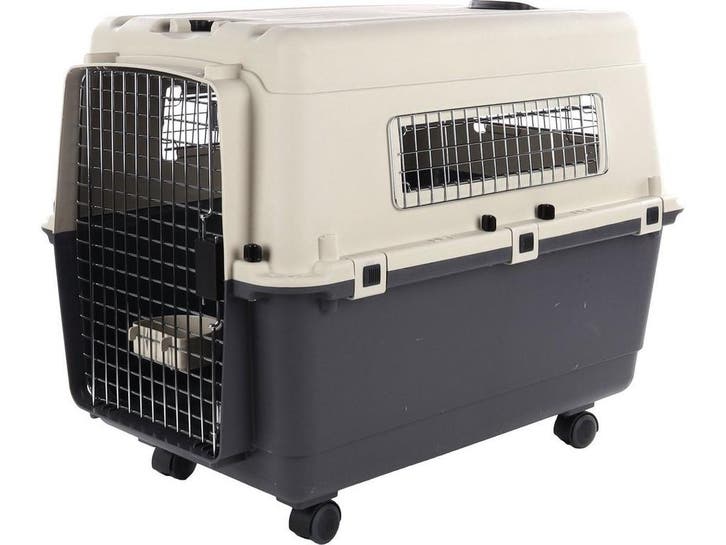 Flamingo Nomad - Reisbench hond L 80×57×65 cm - Transportbox, Animaux & Accessoires, Caisses pour chiens, Envoi
