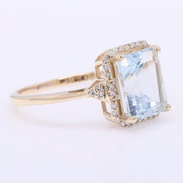 Zonder minimumprijs - Ring - 14 karaat Geel goud - 2.72ct., Nieuw
