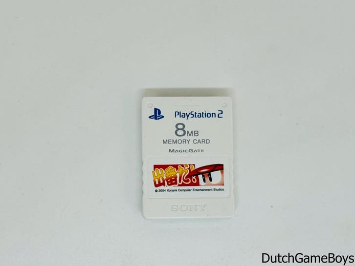 Playstation 2 / PS2 - Memory Card - 8 MB - Original - White, Games en Spelcomputers, Spelcomputers | Sony PlayStation 2, Gebruikt
