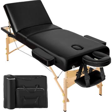 tectake 3 zones massagetafel Somwang 7,5cm matras en houten, Verzenden, Nieuw