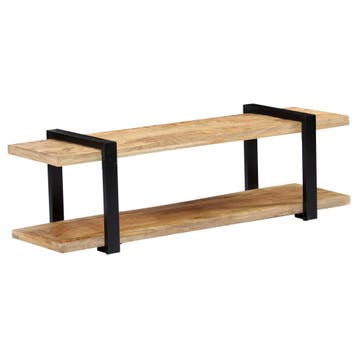 vidaXL Tv-meubel 130x40x40 cm massief mangohout, Verzenden, Nieuw