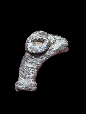 Oud-Romeins Zilver Stunning Silver Ram Ornament (Zonder