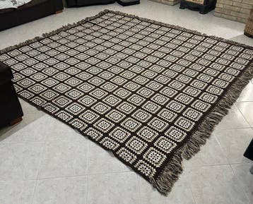 Vloerkleed - 262 cm - 249 cm - Zeldzaam vintage tapijt, Maison & Meubles, Ameublement | Tapis & Moquettes