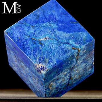 Hoogwaardig Afghaans lapis lazuli met intens blauw en gouden