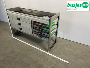 Aluca bedrijfswageninrichting 1500x520x950mm (3157), Verzenden, Gebruikt