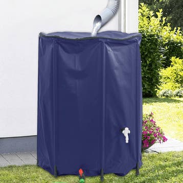 vidaXL Watertank met kraan opvouwbaar 1350 L PVC, Verzenden