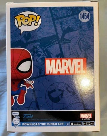 Funko - Funko Pop - spider man 1454 autografato da Alex, Antiquités & Art