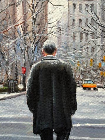 Alessio Rinaldi (XX-XXI) - Solitudine d’inverno in città