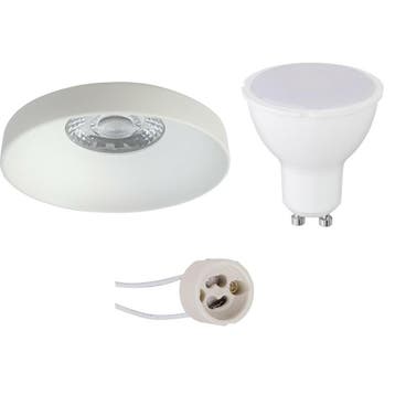 LED Spot Set 6W - Dimbare Ronde Inbouwspot Mat Wit - Warm Wi, Huis en Inrichting, Verzenden, Nieuw