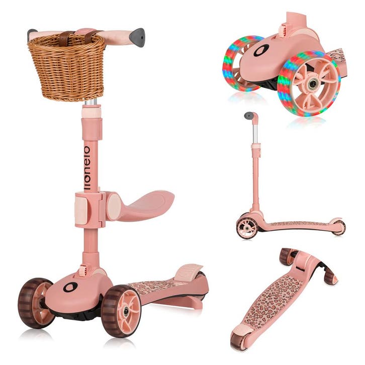 Lionelo 2-in-1 Step Roze | 40% Korting | Retour Deal, Kinderen en Baby's, Speelgoed | Buiten | Voertuigen en Loopfietsen, Zo goed als nieuw