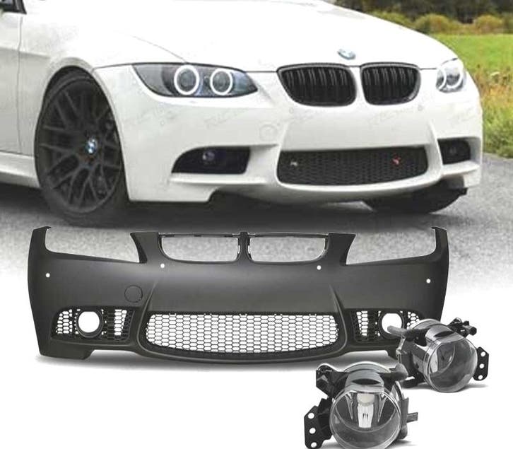 PARE CHOCS FRONTAL BMW E90 E91 08-12 LOOK M3 SRA PDC + ANTIB, Autos : Pièces & Accessoires, Carrosserie & Tôlerie, Envoi