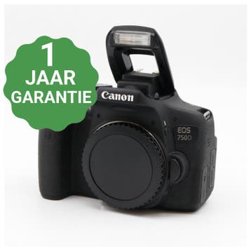 10% korting | Canon EOS 750D body | Tweedehands, TV, Hi-fi & Vidéo, Verzenden