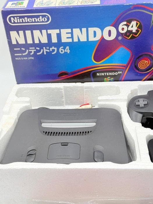 Nintendo - Nintendo 64 N64 Console Complete in Box CIB Grey, Games en Spelcomputers, Spelcomputers | Overige Accessoires