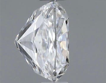1 pcs Diamant (Natuurlijk) - 1.01 ct - Cushion - D, Nieuw