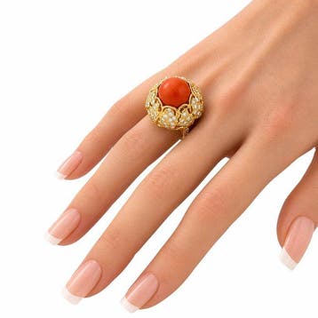 Bague - 14 carats Or jaune, Bague exclusive en or jaune 14, Nieuw