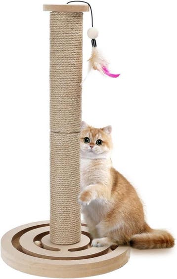 Krabpaal voor katten - 55x30x30x cm - Bruin - Nobleza, Verzenden, Nieuw