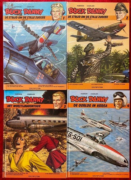 Buck Danny, Tarawa 1 t/m 16 - Complete reeks HC - 17 Album -, Boeken, Stripverhalen