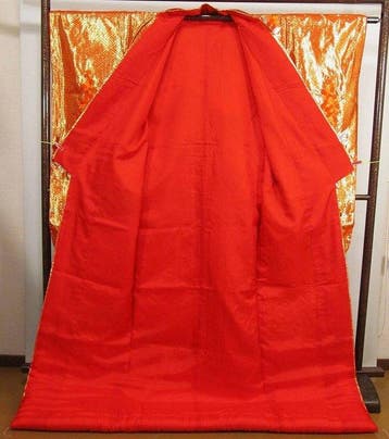 Geborduurd furisode-kimono - Japan - Shwa periode