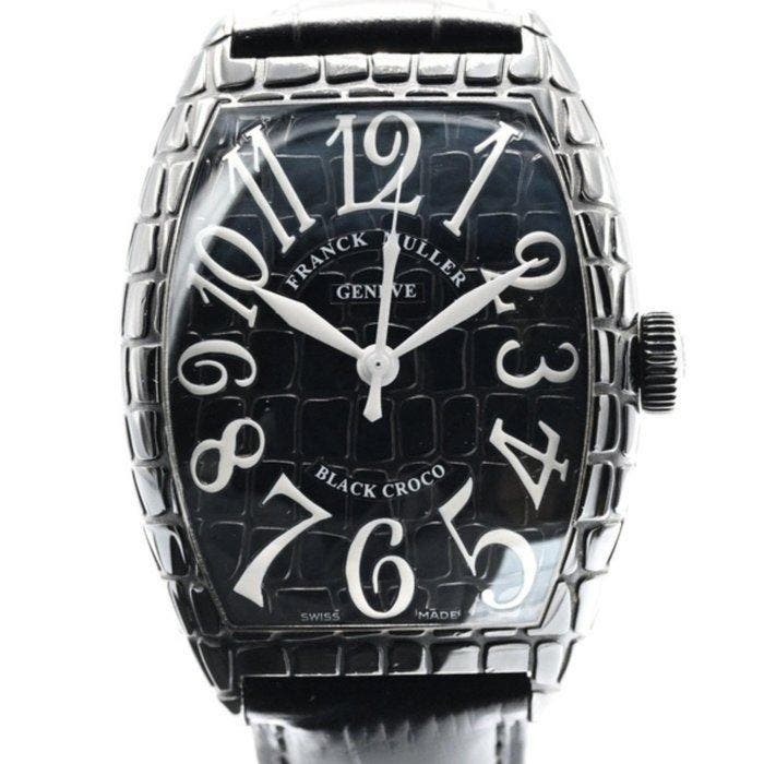 Franck Muller - Tonneau Curvex - 8880SC BLKCROCO - Heren -, Handtassen en Accessoires, Horloges | Heren