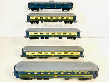 Jouef H0 - Modeltrein personenwagen (5) - 5 gedetailleerde