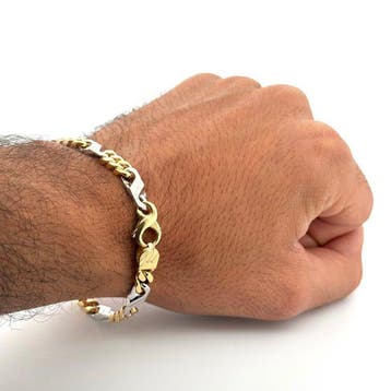 Vieri - Armband - 18 karaat Geel goud, Witgoud