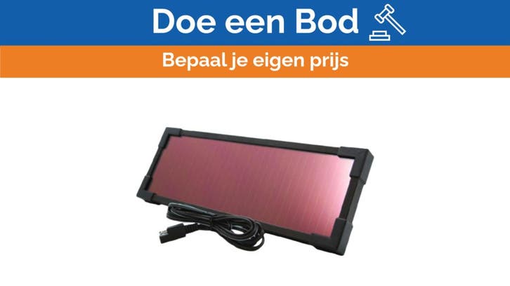 Bieden: Seachoice 9W Amorphous solar panel black 15V - 14351, Watersport en Boten, Bootonderdelen, Ophalen of Verzenden