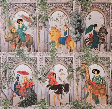 Stof Giardino delle Meraviglie Exclusieve Boheemse stof