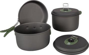 Bo-Camp - Pannenset - Explorer - 3-Delig - Hard anodized..., Verzenden