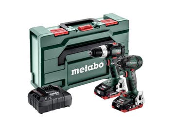 2dekans | Metabo 18V Combo Set SBLTBL + SSDBL - 2x 4.0 Ah, Doe-het-zelf en Bouw, Gereedschap | Boormachines, Ophalen of Verzenden