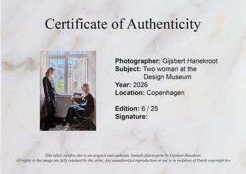 Gijsbert Hanekroot - Two young woman, Copenhagen, 2026