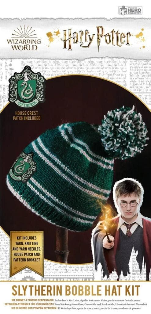 Harry Potter Breiset Muts Slytherin, Verzamelen, Harry Potter, Nieuw, Ophalen of Verzenden