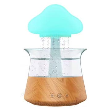 Regenwolk Luchtbevochtiger - Aroma Diffuser Nachtlampje -, Verzenden, Nieuw