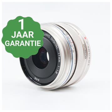 Olympus M.Zuiko Digital 17mm f/1.8 zilver | Tweedehands, Verzenden, Zo goed als nieuw