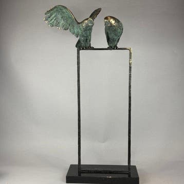 J. Zak (XX-XXI) - New - 2 owls- BIG 71cm