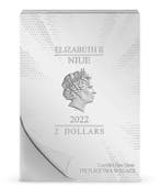 Niue. 2 Dollars 2023 The Flash - Showcase - Action Comix, 1