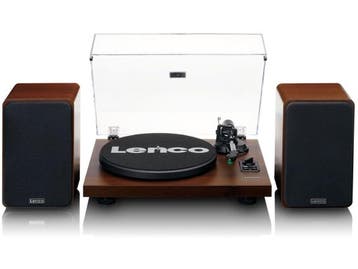 Lenco LS-600WA - Platenspeler - Bluetooth 5.0 - Donkere, TV, Hi-fi & Vidéo, Tourne-disques, Verzenden