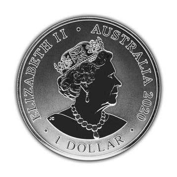 Australië. 1 Dollar 2020 1 oz $1 AUD Australian Silver