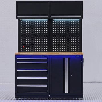 Datona Werkplaatsinrichting PREMIUM eiken met deuren- en, Doe-het-zelf en Bouw, Ophalen of Verzenden, Nieuw