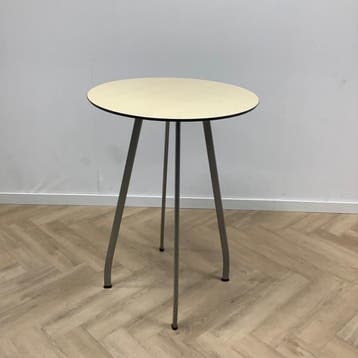 sta-tafel, (hxbxd) 110x80x80 cm, Ahorn blad - metalen poten, Maison & Meubles, Pièces pour table