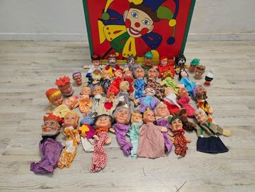 Marionet (41) - Elka - Hout, Plastic, Textiel, MDF -