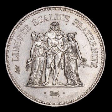 Frankrijk. 50 Francs 1977 Hercule (Zonder minimumprijs)