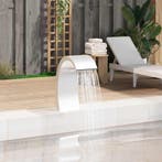 vidaXL Zwembadfontein 22x60x70 cm roestvrij staal 304, Tuin en Terras, Verzenden, Nieuw