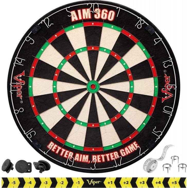 Viper - Aim 360 Oefen Dartbord (Dart Bord), Sport en Fitness, Darts, Dartbord, Nieuw, Ophalen of Verzenden
