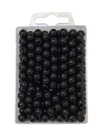 Parels rijgparels 23 Zwart / 85-0086-022 8 mm, Nieuw