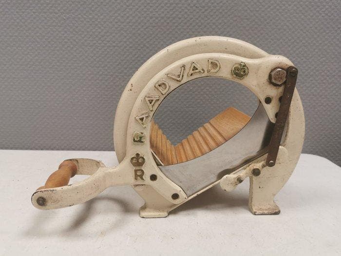 Raadvad - Ove Larsen - Broodsnijmachine - 294 - Hout, Staal,, Antiek en Kunst, Antiek | Keukengerei