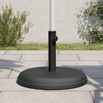 vidaXL Parasolvoet voor stokken van Ø32/35/38 mm 15 kg rond, Verzenden