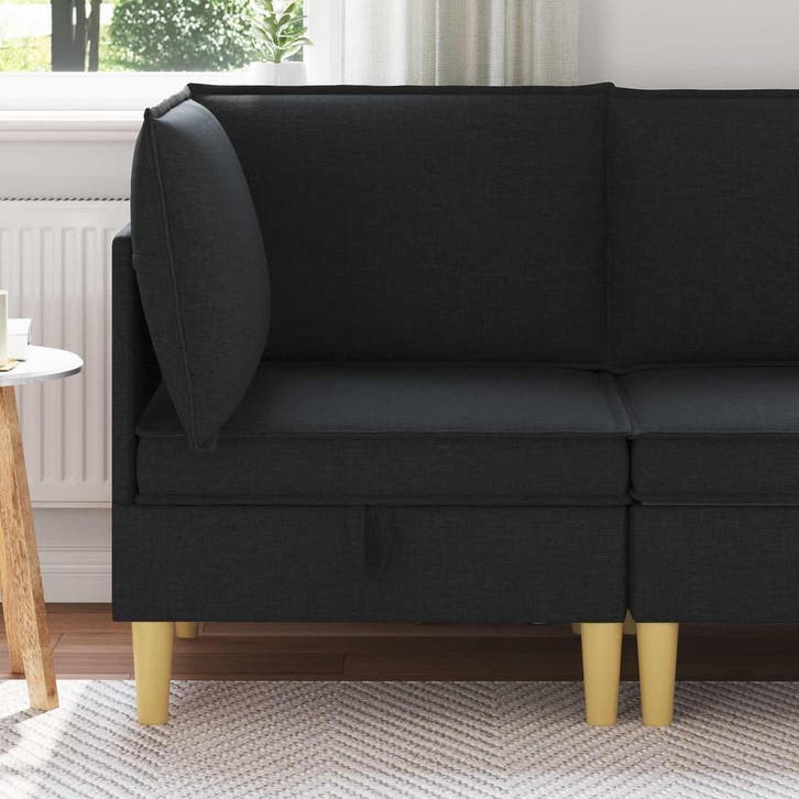 vidaXL Sofa met opslag Stof, Huis en Inrichting, Zetels | Zetels, Nieuw, Verzenden