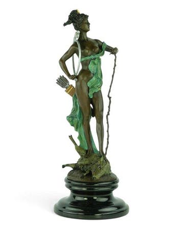 A. Carrier-Belleuse (1824–1887) - after - sculptuur, Diana