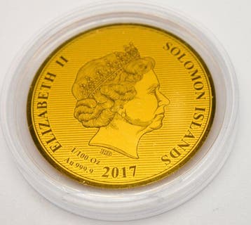 Salomonseilanden. 10 Dollars 2017 Stater Satyr 1/100oz